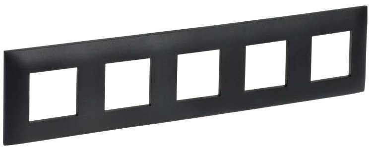 Рамка 5-постовая IEK Skandy SK-M52-K02 черный
