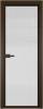 Межкомнатная дверь Profil Doors 1 AV цвет профиля Деорэ, стекло безопасное 6 мм мору осветленное 600x2000