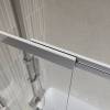 Шторка на ванну Belbagno LUCE-VF-11-100/145-C-Cr профиль хром, стекло прозрачное, 100x145 фото 2