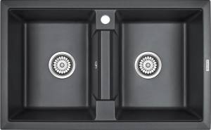 Мойка кухонная Paulmark Tandem PM238150-BL черная