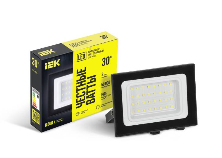 Прожектор светодиодный IEK СДО 06-30 LPDO601-30-65-K02