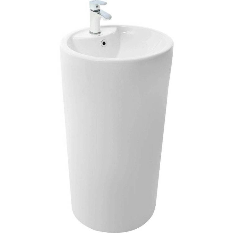 Раковина Weltwasser WW Leerbach 10000005491 4646 GL-WT 45 см, белая глянцевая