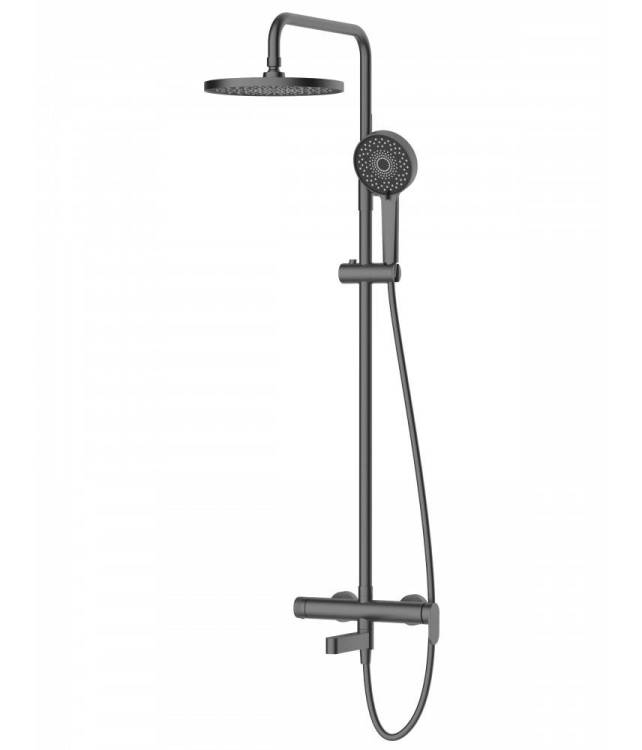 Душевая стойка Agger Sweet A2793355 оружейная сталь