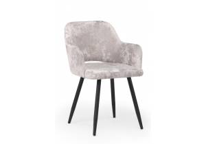 Стул на металлокаркасе Notta Эолин 631673 латте (simple 008) / черный