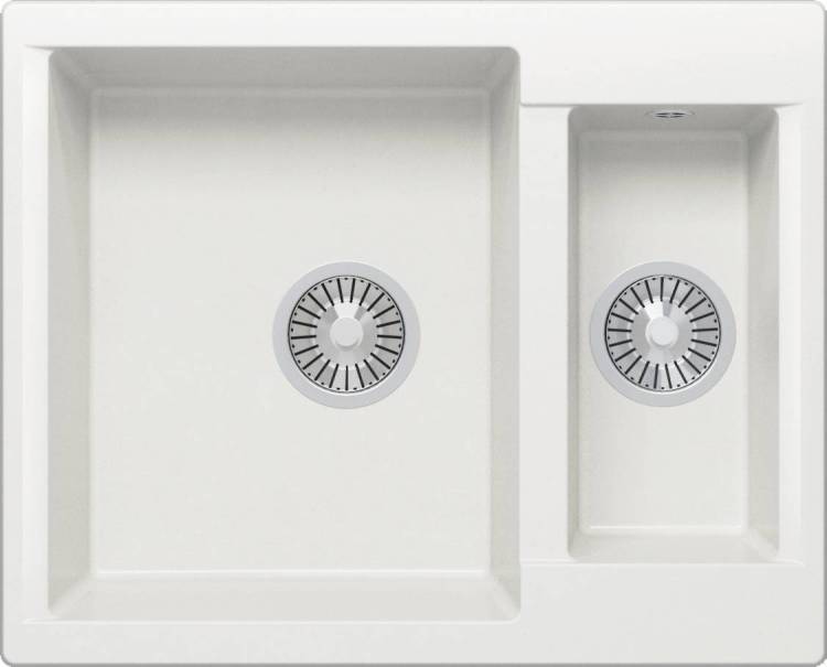 Кухонная мойка Polygran Brig BRIG-620 473394 Белый хлопок 50x62