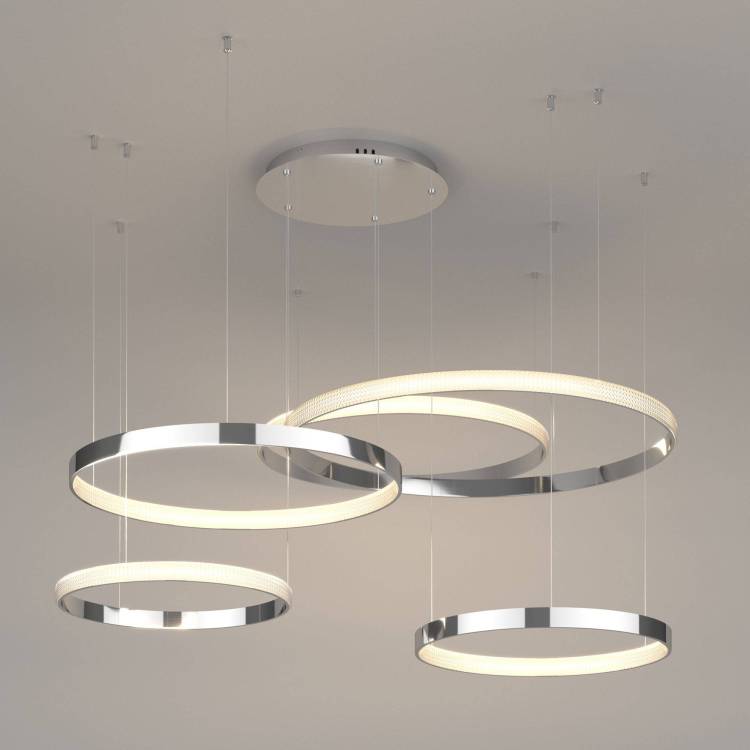 Подвесной светодиодный светильник Eurosvet Posh 90175/5 хром