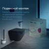 Унитаз подвесной AM.PM Spirit V2.0 FlashClean с микролифтом, черный матовый фото 19