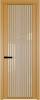 Межкомнатная дверь Profil Doors 3 AGP цвет профиля Золото, стекло безопасное 6 мм страйп 800x2000