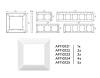 Рамка 5-постовая Ambrella Volt Alfa Line AF110125 фото 4
