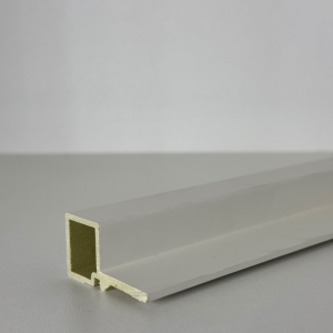 Финишный элемент к рифленым панелям Bonaparte Classic soft white В 280x4.1x3.2