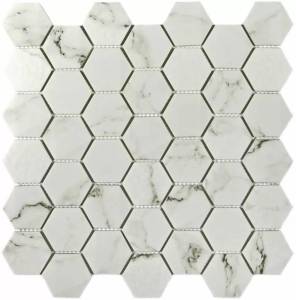 Мозаика Bonaparte Стеклянная Мозаика Volume White 4.8x4.8x6.5 30.3x30
