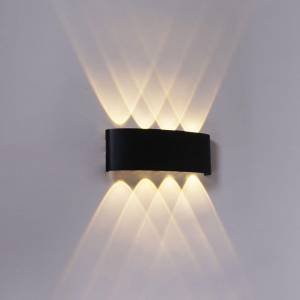 Уличный настенный светильник Reluce 86834-9.2-008KT LED8*1W BK