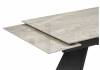 Стол Woodville Хорсборо 588009 dyna fantasico grey, черный 140(200)x80x79 фото 6