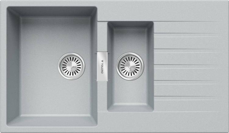Кухонная мойка Tolero Loft TL-860 856325 Платина 50x86