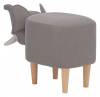 Пуф Leset Slon Combi 2500000043536 коричневый Milos 16/серый Milos 2 фото 4
