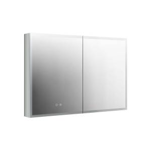 Зеркало-шкаф Aquatek AQ7103B-MLC с подсветкой, хром, 100x70x13.3