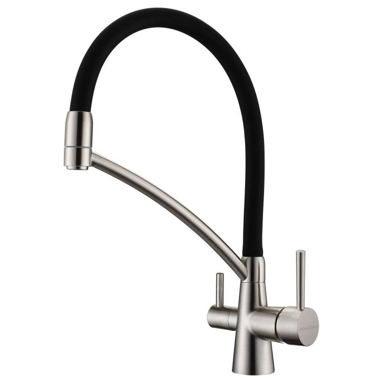 Смеситель для кухни Paulmark Siegen Si213111-BS с гибким изливом, брашированная сталь