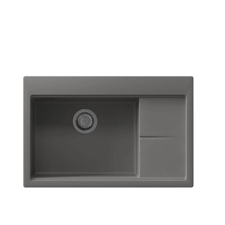 Мойка кухонная Florentina Россана 780 20.500.C0780.307 серый шелк