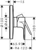 Смеситель для душа Hansgrohe Rebris E 72668000 хром фото 3