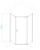 Душевой уголок Royal Bath TR RB100TR-C-CH профиль хром, стекло матовое, 100x100x200 фото 3