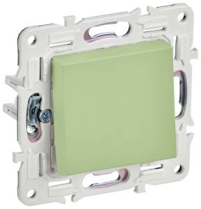 Выключатель 1-клавишный проходной IEK Skandy SK-V12-0-10-K06 мятный