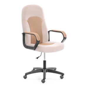 Кресло компьютерное Tetchair Parma (22) 25083 бежевый, бронза, велюр, ткань