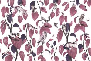 Фреска Ortograf Miracle 33861 Fancy purple Кракелюр Золото FK-G