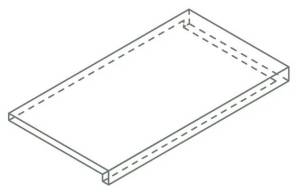 Ступень Italon Авангард X2 620070002832 Сильвер угловая правая 33x120