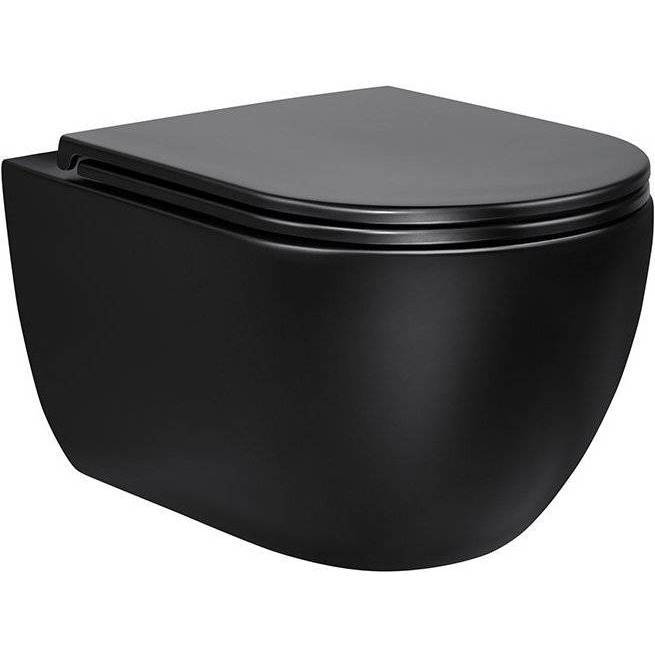 Унитаз подвесной Vincea Evo VT1-34MB черный матовый