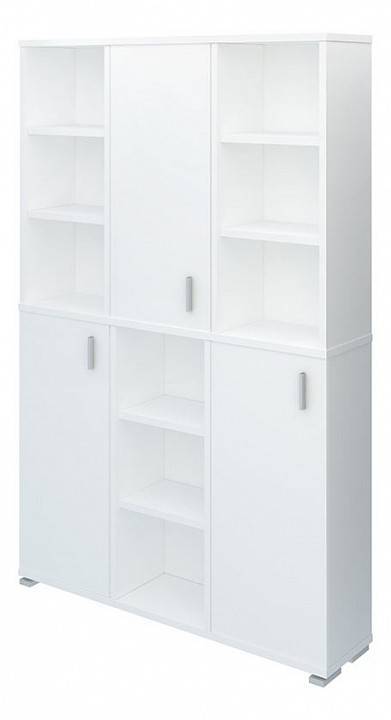Шкаф книжный Merdes Домино ПУ-40-3 БЕ белый