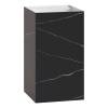 Раковина Armadi Art Cube 802-NM напольная, Nero Marquina, 48x48 см