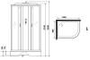 Душевая кабина Niagara Classic 331844LG 110x80x220 с гидромассажем фото 19