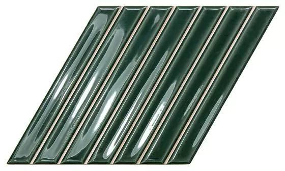 Керамическая плитка WOW Spike Bars 135025 B Royal Green Gloss 15x25.9