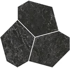 Декор Kerama Marazzi Марсель KMD2HID025BR наборный чёрный глянцевый обрезной 25.5x26.5