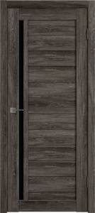 Межкомнатная дверь Владимирская Фабрика Дверей Atum 9 Terra Vellum стекло Black Gloss 800x2000