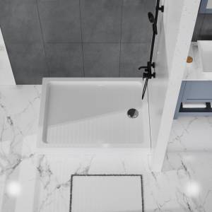 Поддон для душа BelBagno TRAY-BB-AH-120/90-15-W с сифоном, белый, 120x90