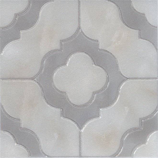 Вставка Kerama Marazzi Помильяно MLD/A64/SG1550L серый лаппатированный 14.5x14.5