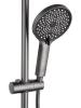 Душевая стойка Wonzon & Woghand WW-B3094-BGG с термостатом, темный графит фото 4