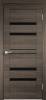 Дверное полотно экошпон VellDoris LINEA 6 VD013896 Лакобель черное 700x2000