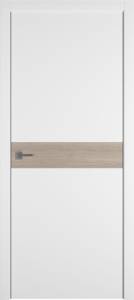 Межкомнатная дверь Владимирская Фабрика Дверей Urban H Emalex Ice вставка Red oak 600x2000