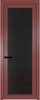 Межкомнатная дверь Profil Doors 1 AGP цвет профиля Красный антрацит, стекло безопасное 6 мм монохром черный 700x2000
