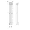 Полотенцесушитель электрический Point Фрея PN20712GB П2 100x1200, графит блеск фото 5