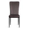 Стул Tetchair Verter (mod. BC577-DC) 21249 металл, флок, Dark grey (темно-серый) HLR24/черный фото 5