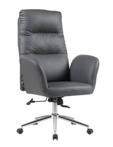Кресло компьютерное Stool Group TopChairs Solid DD-004 grey серый