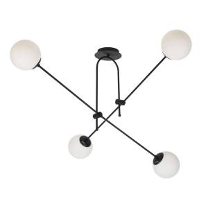 Большая люстра на штанге Arte Lamp Mattino A8625PL-4BK