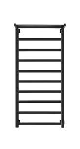 Полотенцесушитель электрический Secado Корсико 4603777473969 1 СП 120x60, L, черный матовый