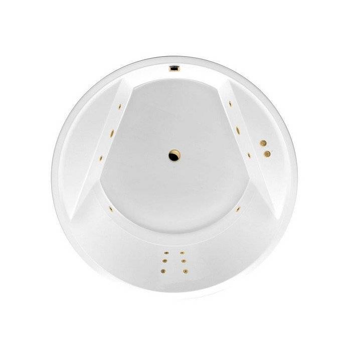 Акриловая ванна Excellent Great Arc LINE WAEX.GRE16.LINE.GL 160x160 золото