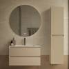 Тумба с раковиной Vincea Luka Soft-Touch (Люка Софт-Тач) 80 матовый бежевый, раковина VCB-13800W, белая фото 3