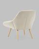 Кресло Stool Group Олби Страйпс QH-2805K 263-1 light beige белый фото 4