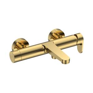 Смеситель для ванны AQUAme Novara AQM6912BG шлифованное золото